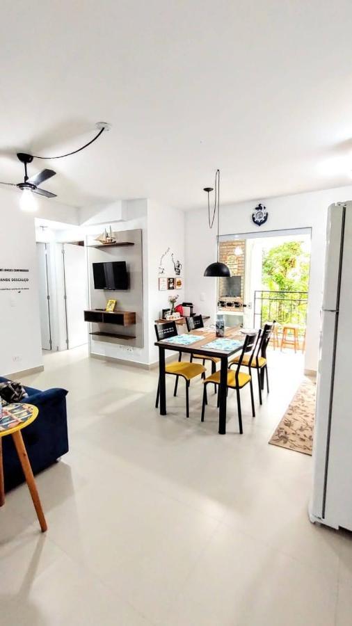 Apto Centro Ubatuba Com Varanda Gourmet, Suite E Piscina Zewnętrze zdjęcie